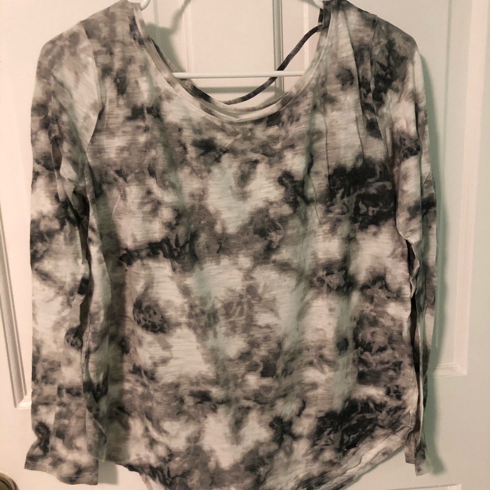 Marble Hollister Long Sleeve Top